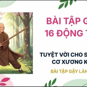 Tập Gậy Làng Mai 16 Động Tác